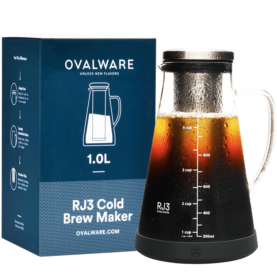 OVALWARE RJ3 1L COLD BREW MAKER SET - DYKE & DEAN