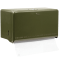 PAPER ROLL & TISSUE DISPENSER OLIVE - DYKE & DEAN