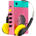 PINK CASSETTE PLAYER - EDITH - DYKE & DEAN