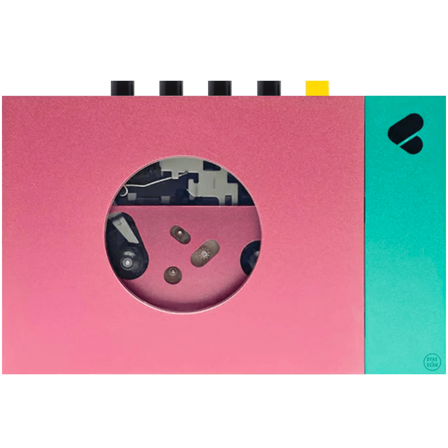 PINK CASSETTE PLAYER - EDITH - DYKE & DEAN