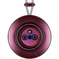 PORCELAIN KATY PATY COLONA ROUND SURFACE MOUNTED EURO SOCKET PURPLE - DYKE & DEAN