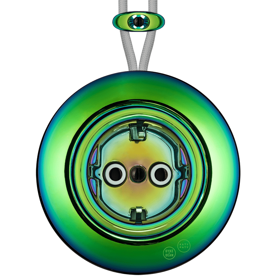 PORCELAIN KATY PATY COLONA ROUND SURFACE MOUNTED SCHUKO SOCKET CHLOREDO - DYKE & DEAN