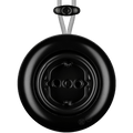 PORCELAIN KATY PATY COLONA ROUND SURFACE MOUNTED SCHUKO SOCKET MATTE BLACK - DYKE & DEAN