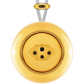PORCELAIN KATY PATY COLONA ROUND SURFACE MOUNTED SWISS SOCKET GOLD - DYKE & DEAN
