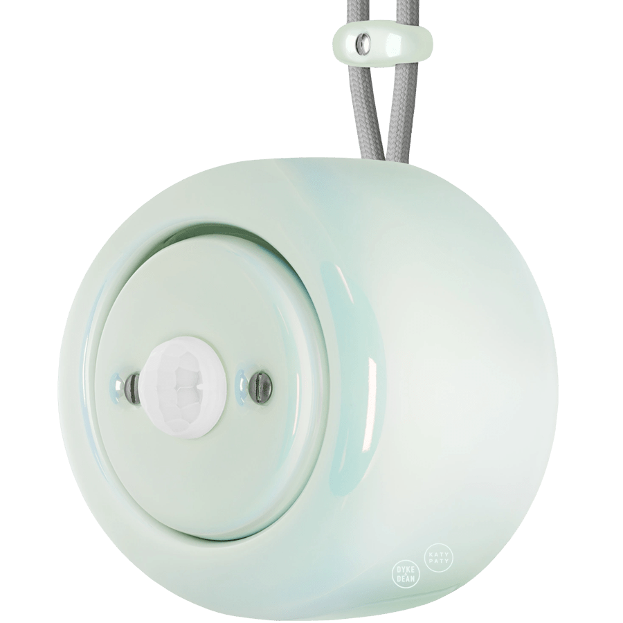 PORCELAIN ROUND SURFACE MOUNTED MOTION SENSOR CONCHA - DYKE & DEAN
