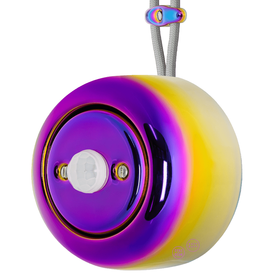 PORCELAIN ROUND SURFACE MOUNTED MOTION SENSOR VIOLEDO - DYKE & DEAN