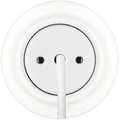 PORCELAIN WALL CABLE GLAND SOCKET WHITE - DYKE & DEAN