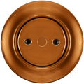 PORCELAIN WALL END PLUG SOCKET BRONZE - DYKE & DEAN