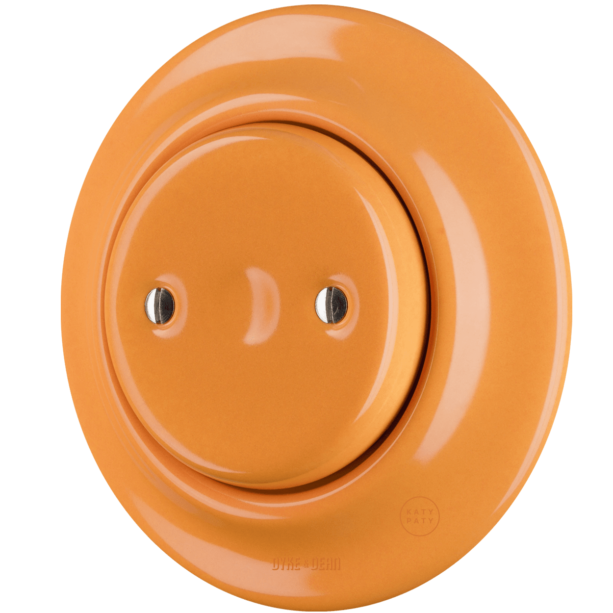 PORCELAIN WALL END PLUG SOCKET CARROT - DYKE & DEAN