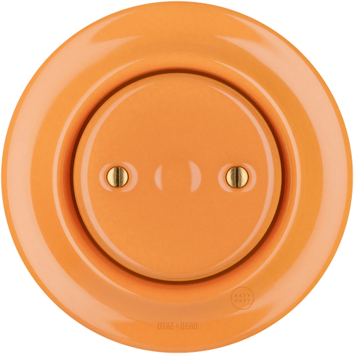 PORCELAIN WALL END PLUG SOCKET CARROT - DYKE & DEAN