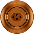 PORCELAIN WALL MOUNTED SWISS SOCKET BRONZE - DYKE & DEAN