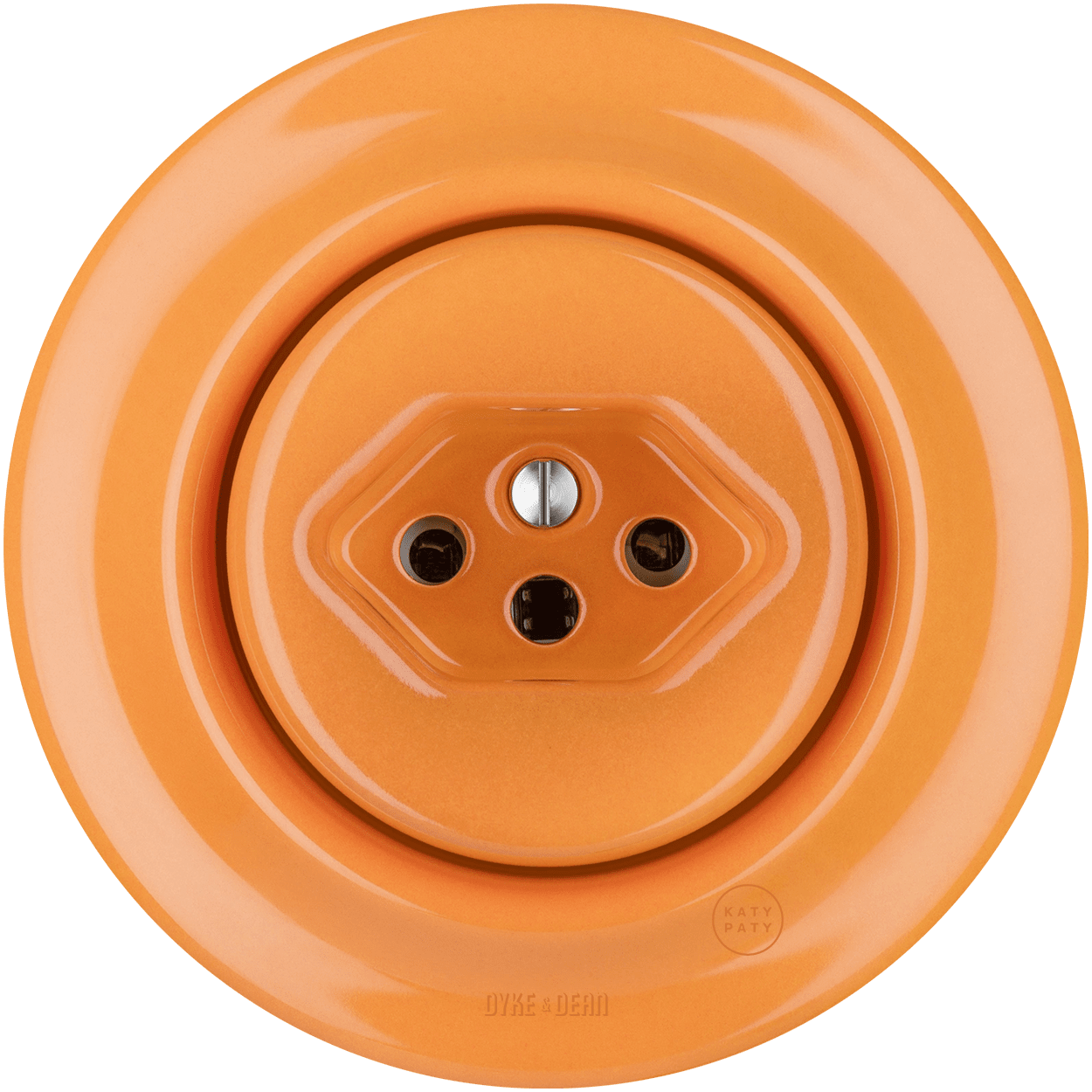 PORCELAIN WALL MOUNTED SWISS SOCKET CARROT - DYKE & DEAN