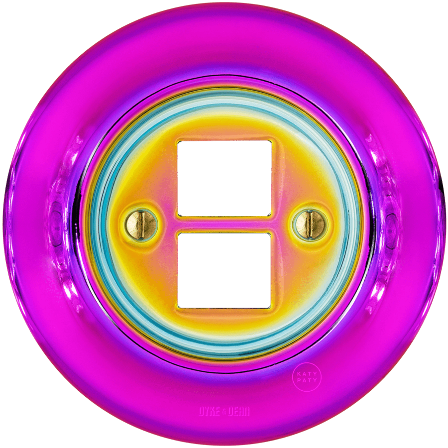 PORCELAIN WALL PC/USB SOCKET VIOLEDO - DYKE & DEAN