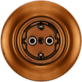 PORCELAIN WALL SCHUKO SOCKET BRONZE - DYKE & DEAN