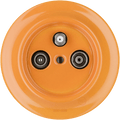 PORCELAIN WALL SOCKET CARROT TV ANTENNA - DYKE & DEAN