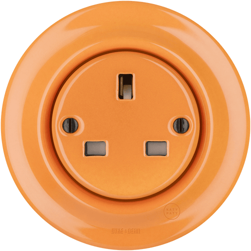 PORCELAIN WALL SOCKET CARROT UK - DYKE & DEAN