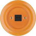 PORCELAIN WALL SOCKET CARROT USB - C CHARGER - DYKE & DEAN