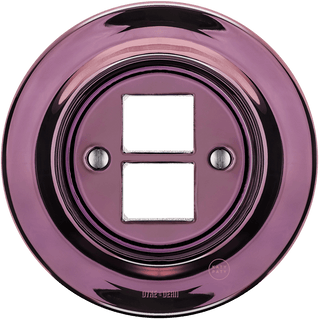 PORCELAIN WALL SOCKET PURPLE PC/USB - DYKE & DEAN