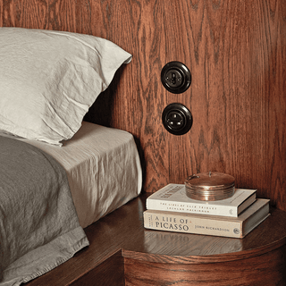 PORCELAIN WALL SOCKET WHITE UK - DYKE & DEAN