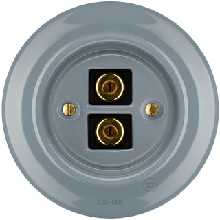 PORCELAIN WALL SPEAKER SOCKET ASH GREY - DYKE & DEAN
