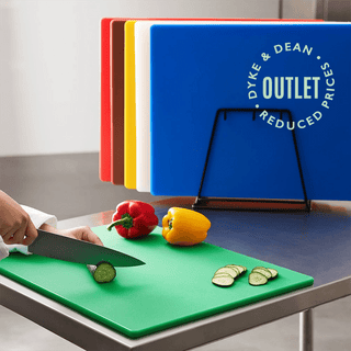 PRO BLOCK CHOPPING BOARD RED OUTLET - DYKE & DEAN