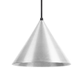 RAW METAL E27 ENAMEL CONE LAMPSHADE PENDANT 200 - DYKE & DEAN