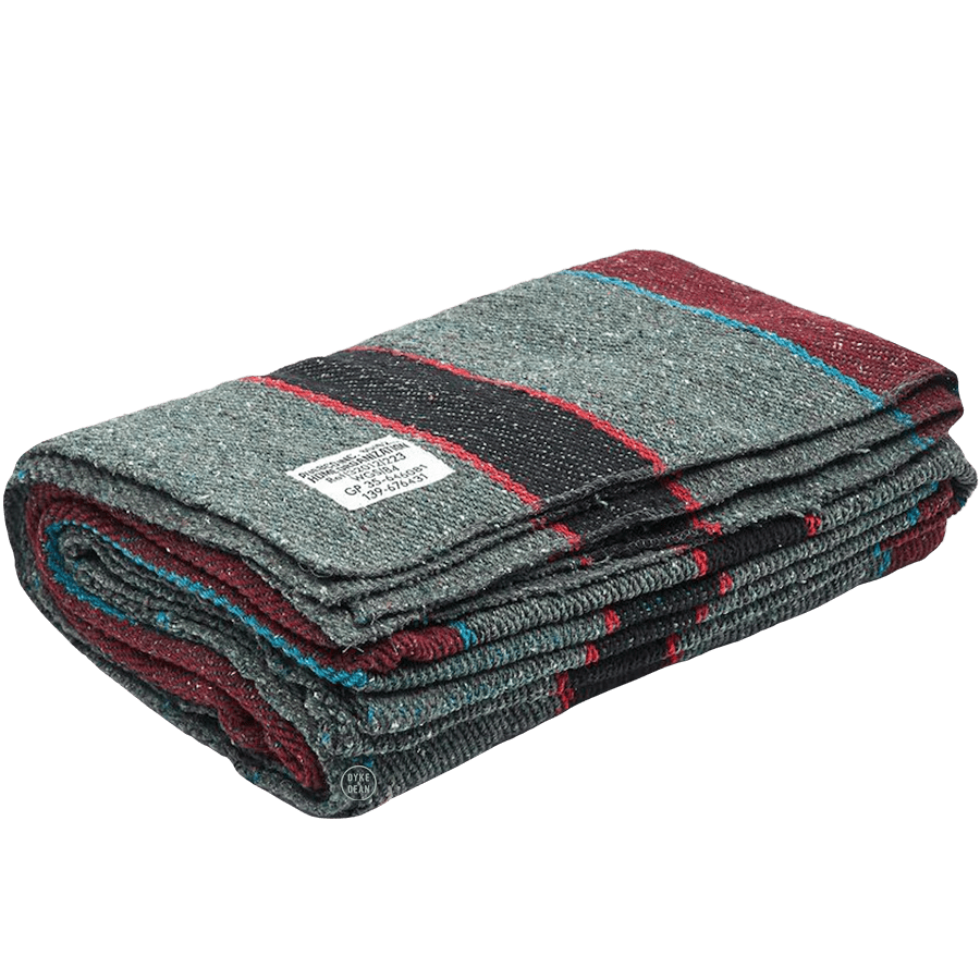 RECYCLED BLANKET GREEN - DYKE & DEAN