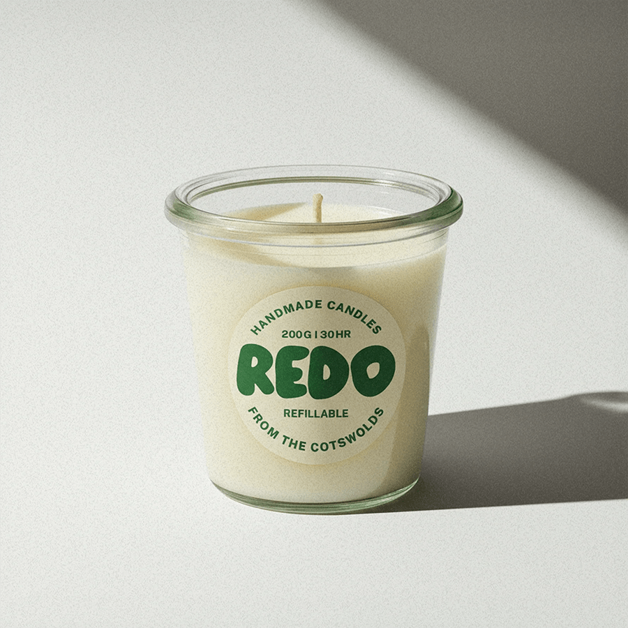 REDO GLASS LEMON TART CANDLE - DYKE & DEAN