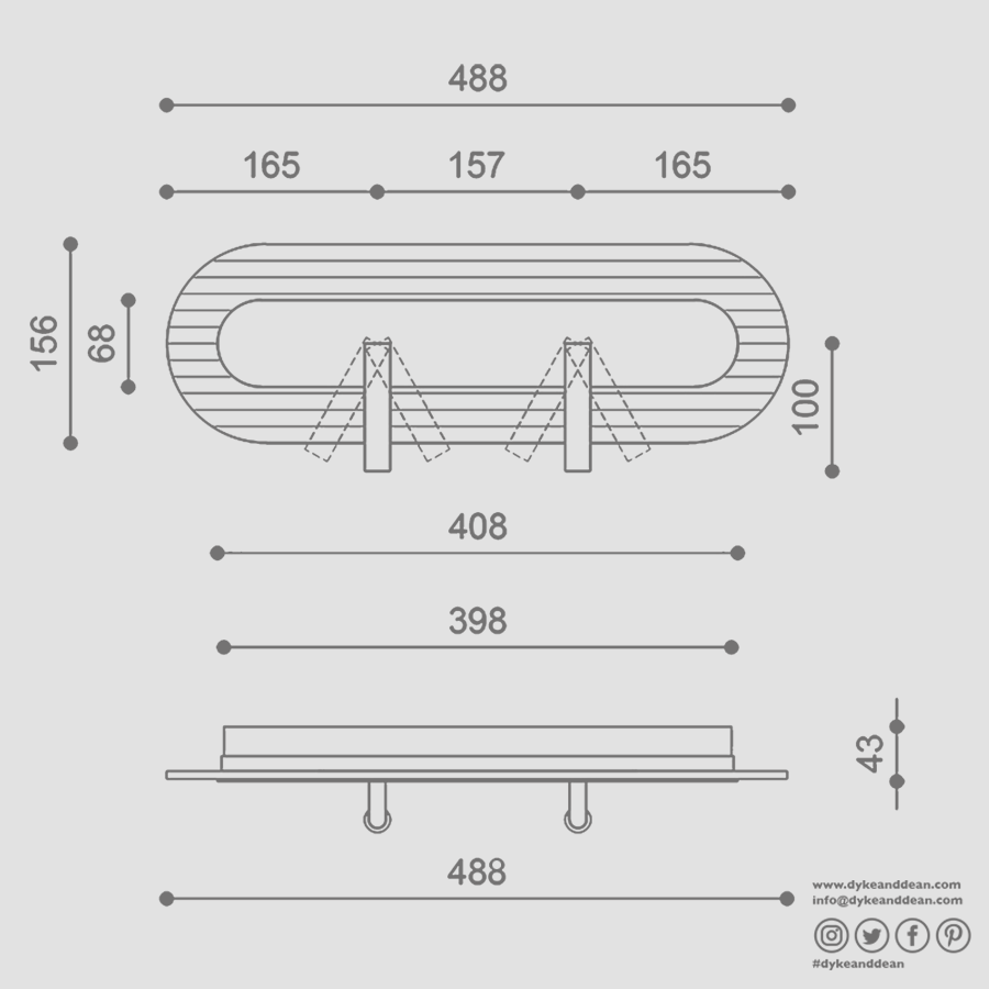 RIFLO DOUBLE WALL SPOT LIGHT OLIVE GREEN - DYKE & DEAN