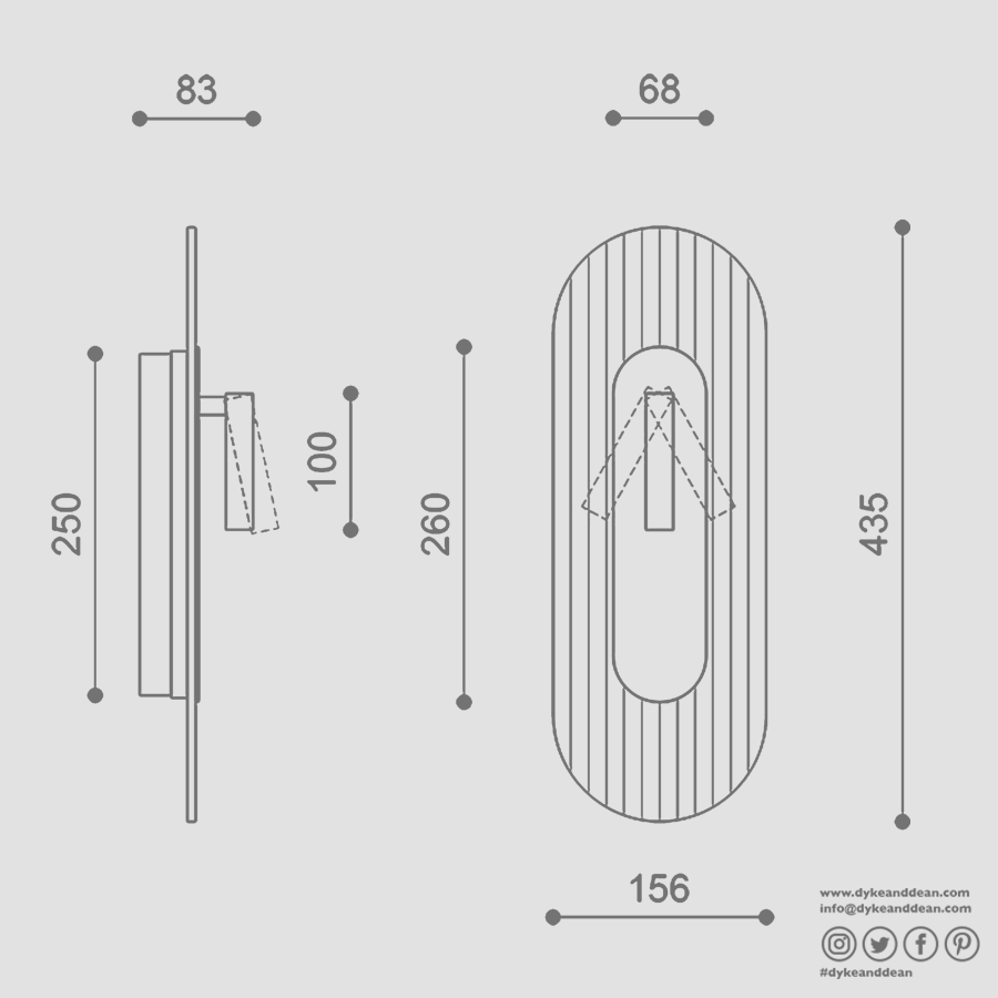 RIFLO WALL SPOT LIGHT OLIVE GREEN - DYKE & DEAN