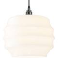 RIPPLE OPALINE PENDANT SHADE LARGE - DYKE & DEAN