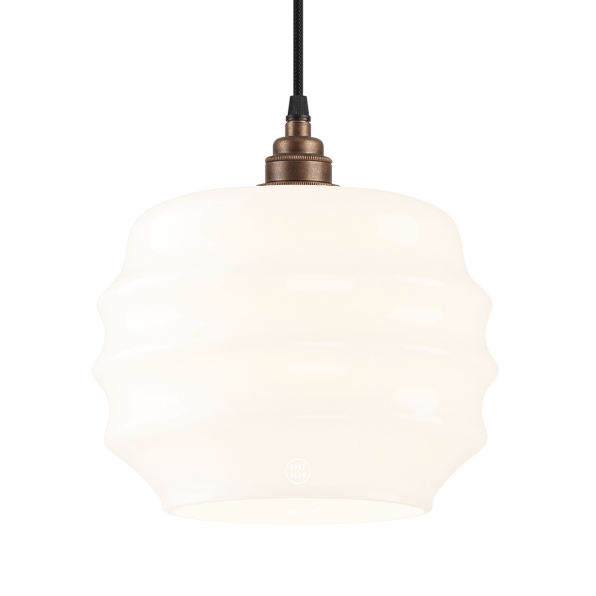 RIPPLE OPALINE PENDANT SHADE SMALL - DYKE & DEAN
