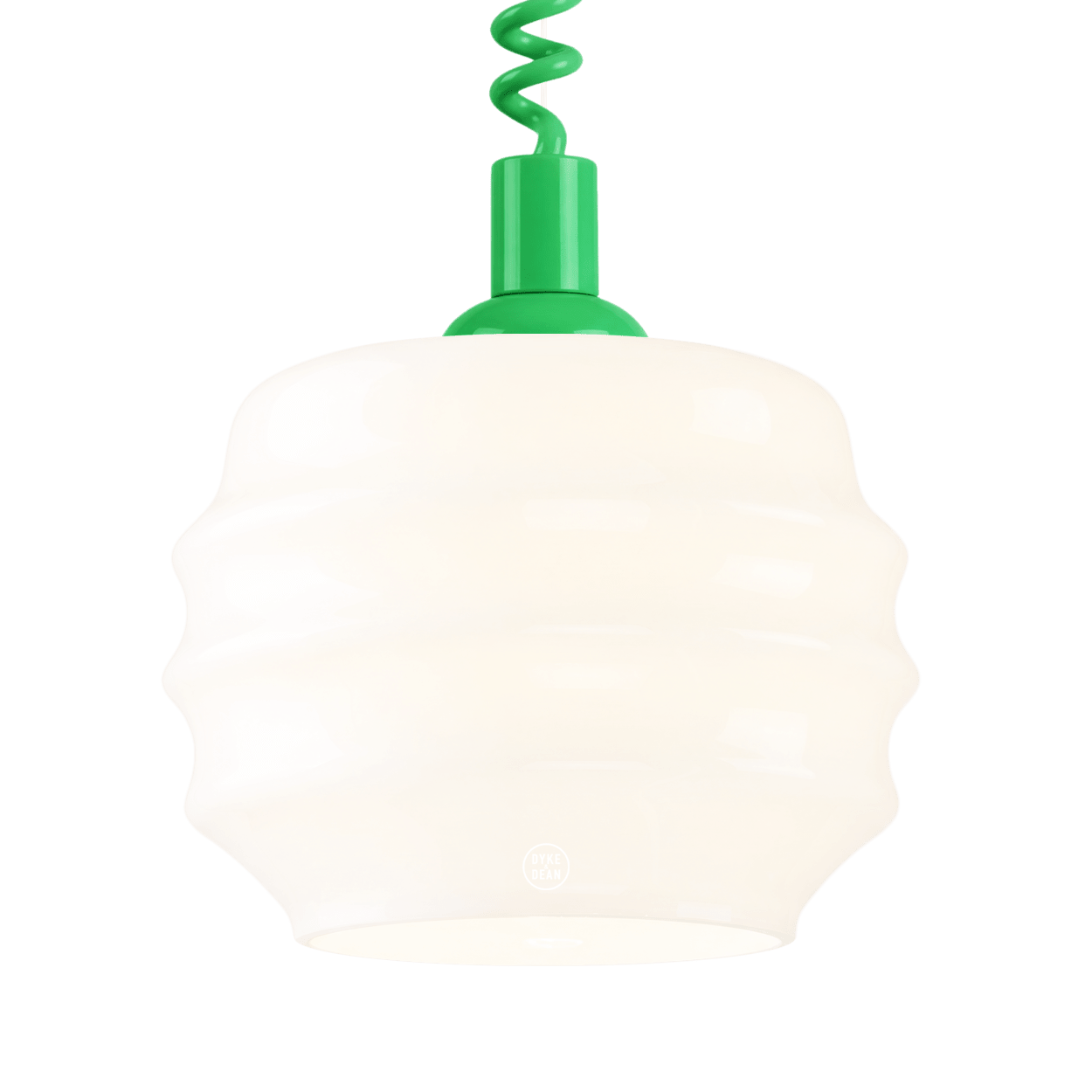 RIPPLE OPALINE RETRACTABLE CORD LIGHT SMALL - DYKE & DEAN