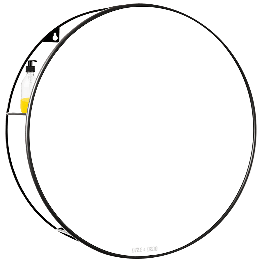 ROUND MIRROR & STORAGE UNIT - DYKE & DEAN