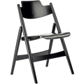 SE18 FOLDING CHAIR BLACK - DYKE & DEAN