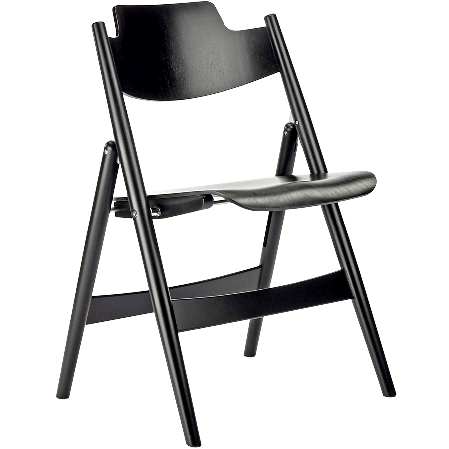 SE18 FOLDING CHAIR BLACK - DYKE & DEAN