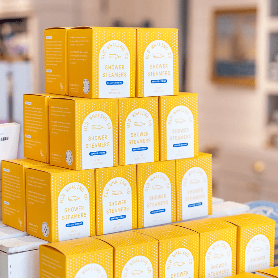 SEASIDE CITRINE SHOWER STEAMERS - DYKE & DEAN