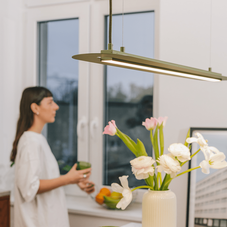 SENKEI PENDANT STRIP BEAM SUSPENSION LIGHT C - DYKE & DEAN