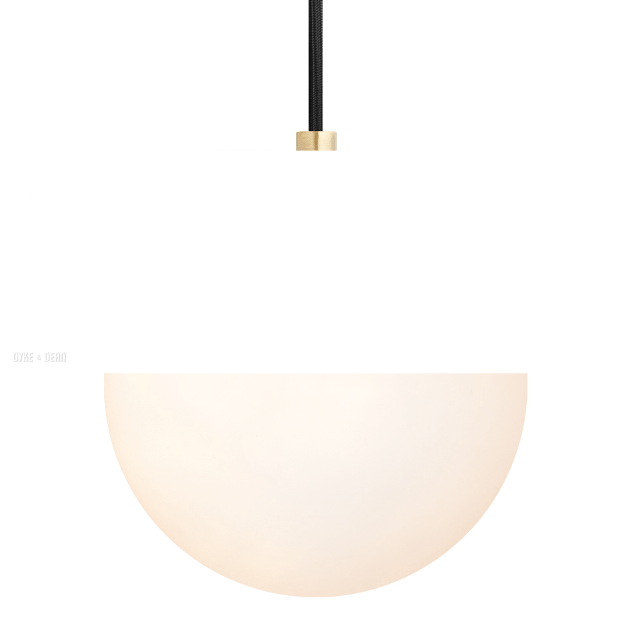 SHADED GLOBE PENDANT LIGHTS - DYKE & DEAN