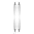 SHADED STRIP WALL LIGHTS PLATED - DYKE & DEAN