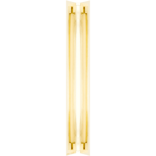 SHADED STRIP WALL LIGHTS PLATED LONG - DYKE & DEAN