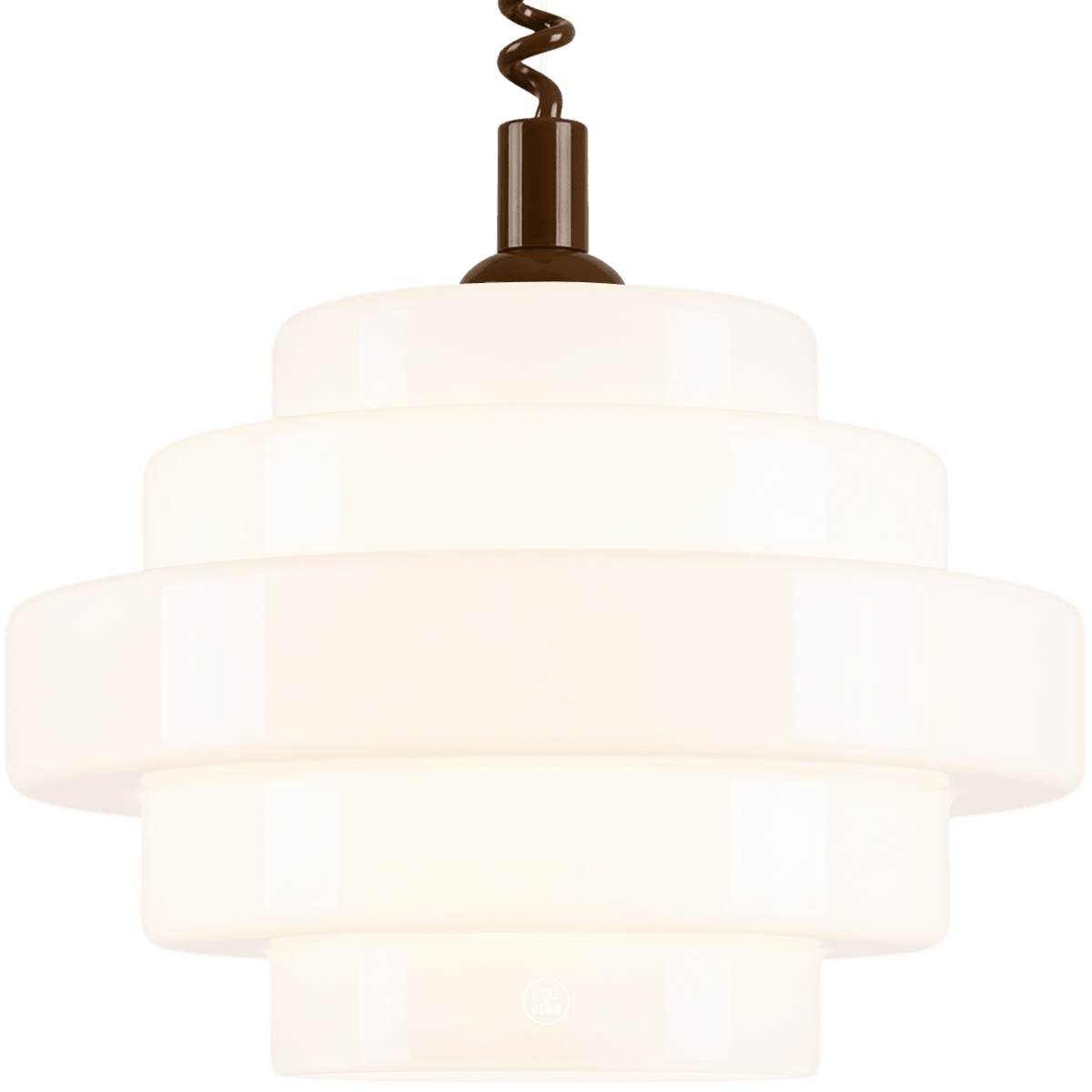 SMALL BAUHAUS OPALINE RETRACTABLE CORD LIGHT - DYKE & DEAN