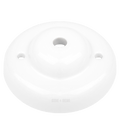 SMALL DOME WHITE CERAMIC CEILING ROSE - DYKE & DEAN