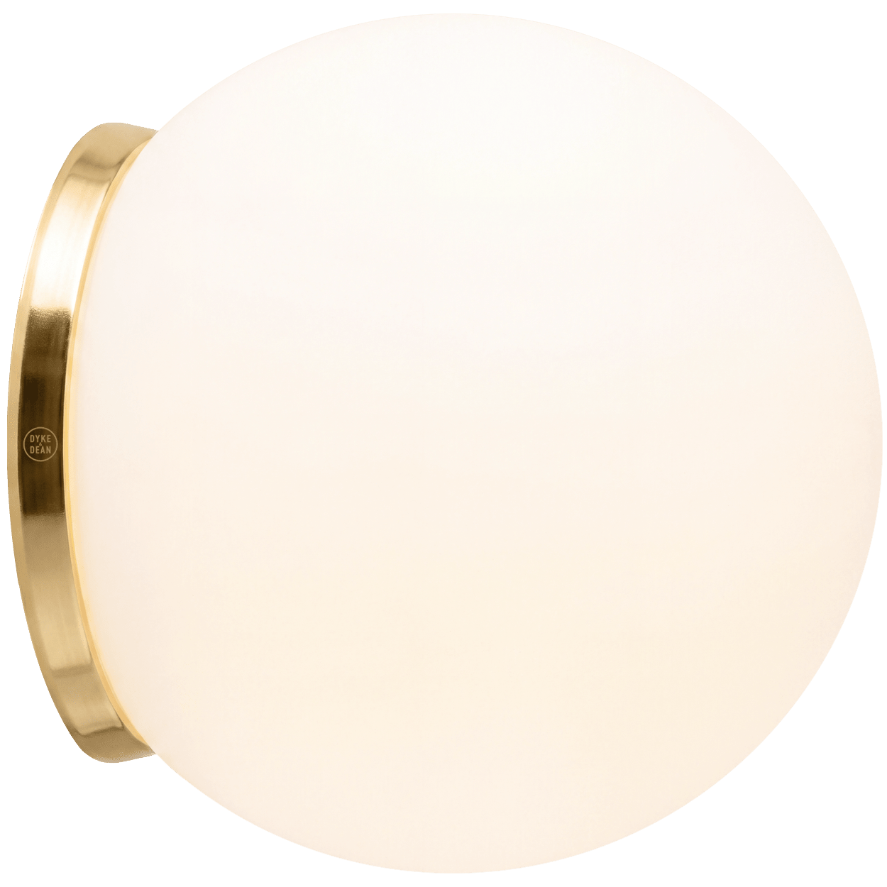 SPHERE LAMP BRASS BASE 200mm - DYKE & DEAN