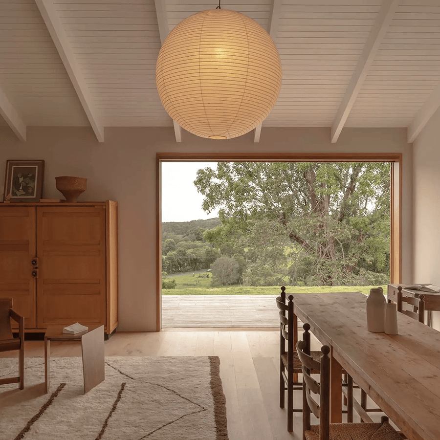 SPHERE LINEN LIGHT SHADE 100CM - DYKE & DEAN