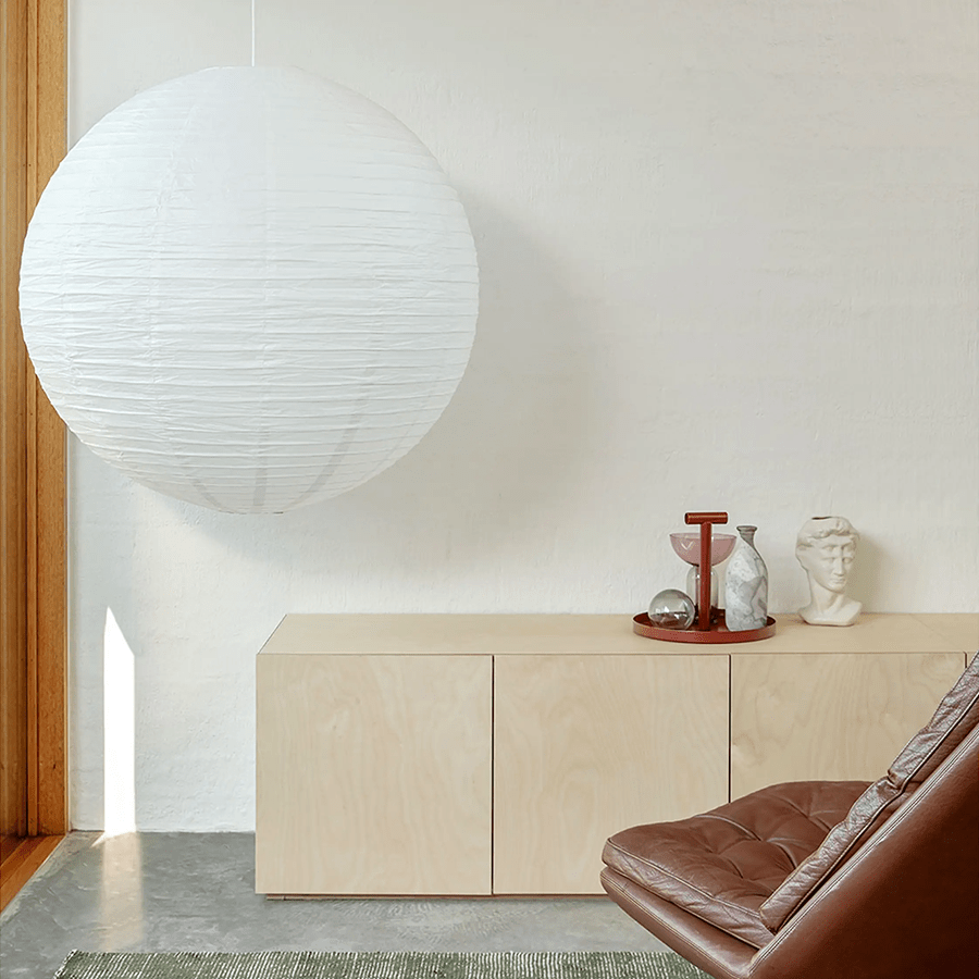 SPHERE LINEN LIGHT SHADE 120CM - DYKE & DEAN