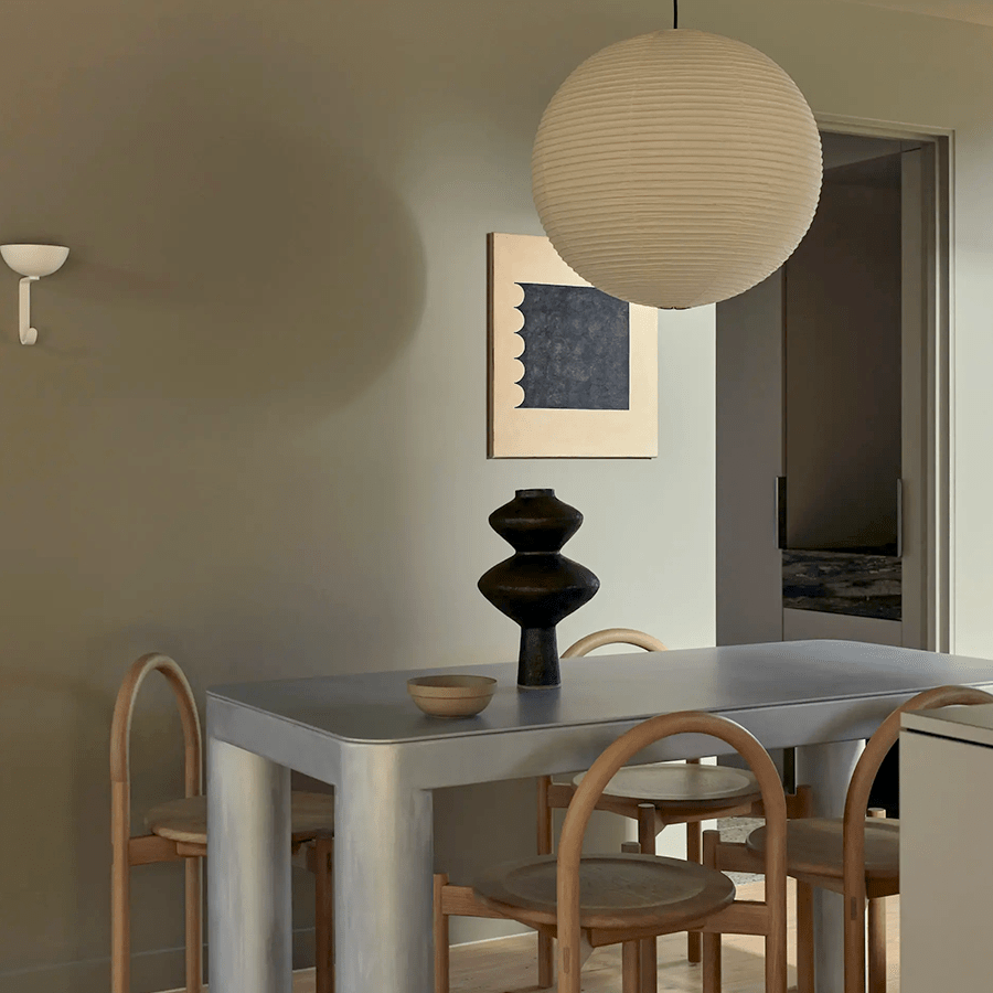 SPHERE LINEN LIGHT SHADE 50CM - DYKE & DEAN