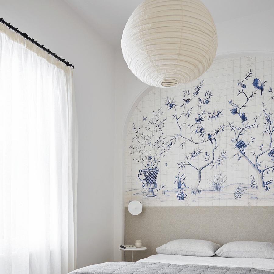 SPHERE LINEN LIGHT SHADE 60CM - DYKE & DEAN