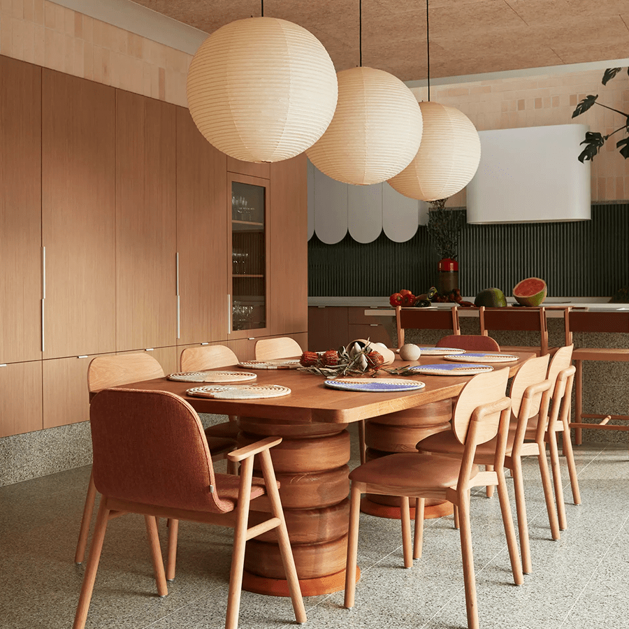 SPHERE LINEN LIGHT SHADE 70CM - DYKE & DEAN