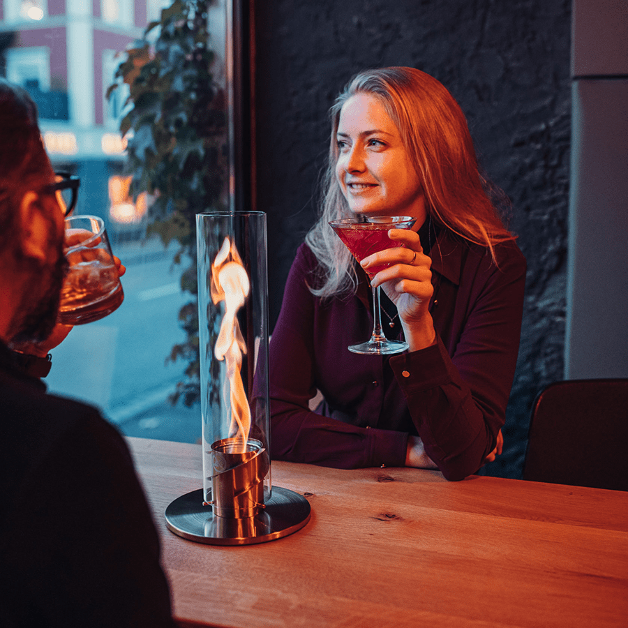 SPIN 90 TABLE FIRE TUBES GOLD SPIN TUBE - DYKE & DEAN